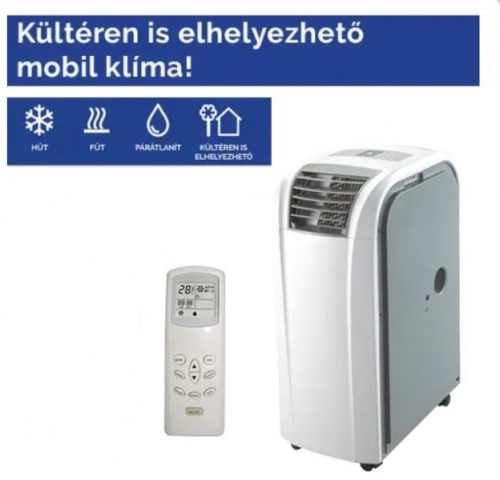 Fisher hűtő/fűtő mobil klíma 2,6 kW